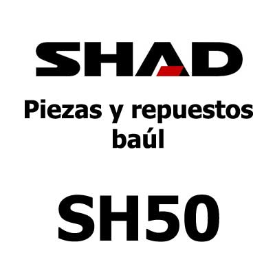 SHAD recambios y despiece maleta top case SH50